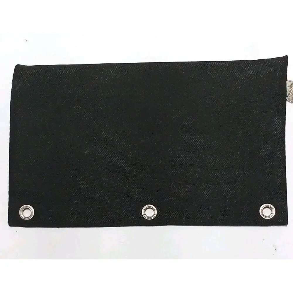 Harley Davidson Zippered Pencil Storage Pouch Black w/Logo Pre-owned Never Used